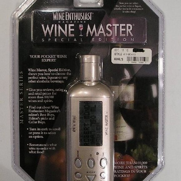 WINE MASTER Pocket Expert Excalibur Enthusiast Electronic Talks Special Edition - Picture 1 of 4